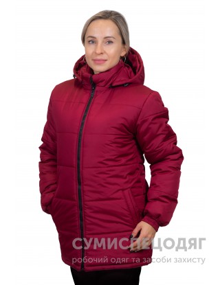 Куртка утеплена жіноча "Метіль", червона