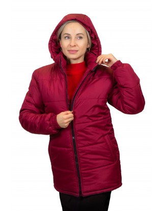 Куртка утеплена жіноча "Метіль", червона