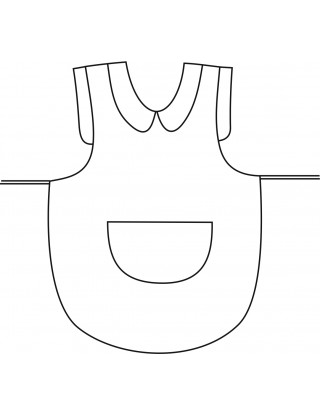 Фартух двосторонній (плечі, комір)