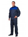 Костюм "Стандарт-2" (брюки + куртка), темно-синій + синій