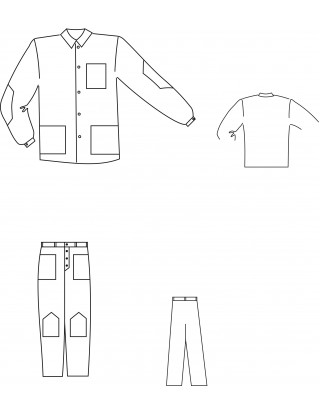Костюм робочий стандартна модель (брюки + куртка), грета