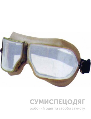 Очки ЗП1-80, закрытые прям. вент., (стекло)